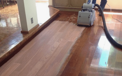 Limpieza de pisos de madera