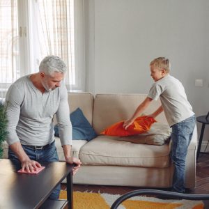 consejos de limpieza para un padre que se queda en casa 1