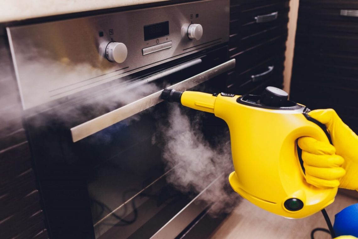 limpieza de cocina a vapor