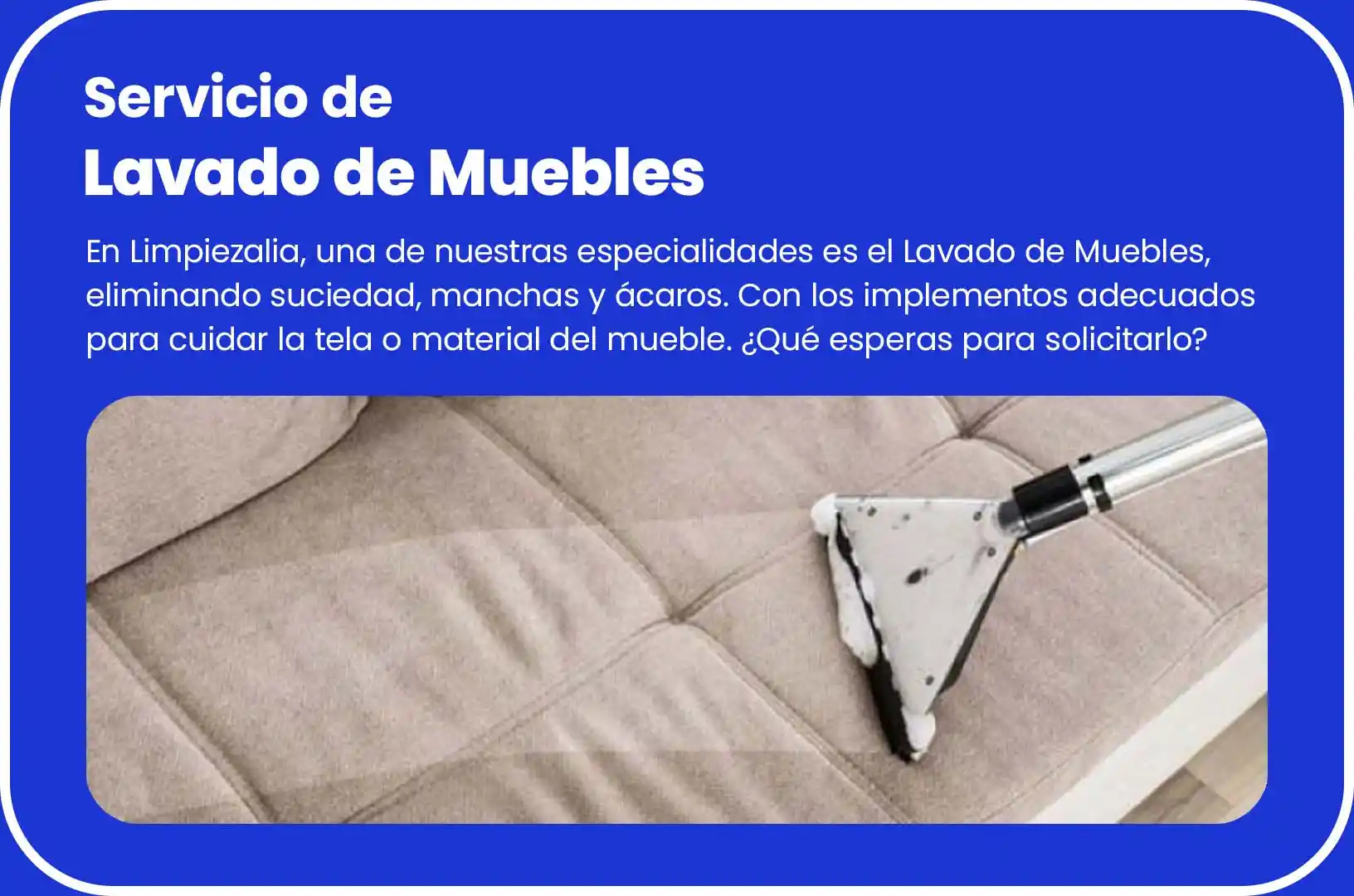 Servicio de Lavado de Muebles en Lima