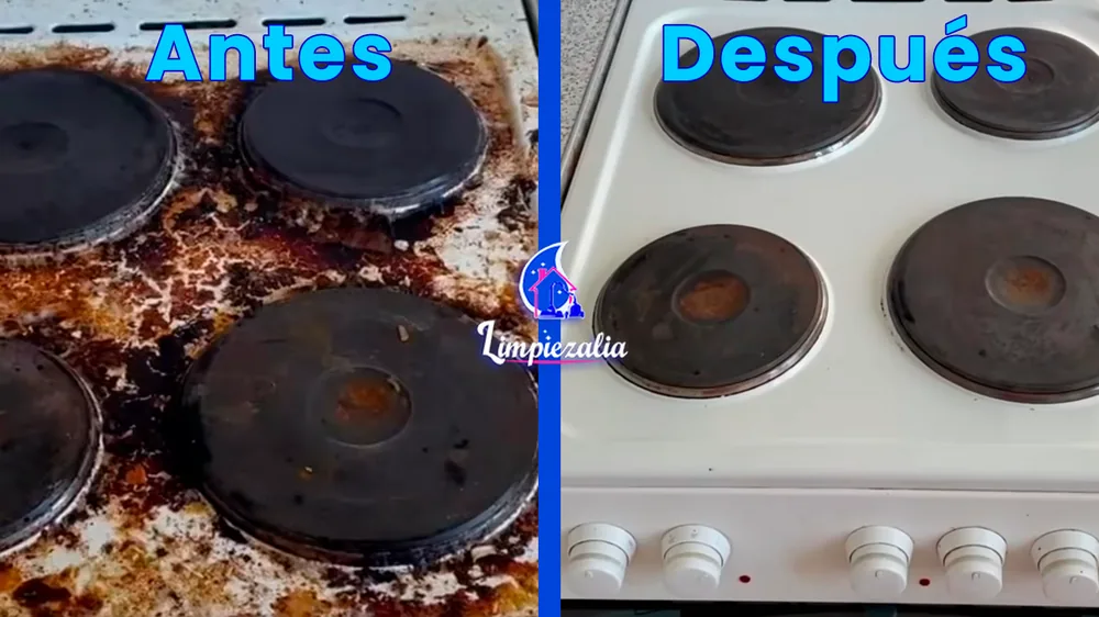 Servicio de Limpieza A Domicilio 61 Antes y después de nuestra limpieza a domicilio en cocina